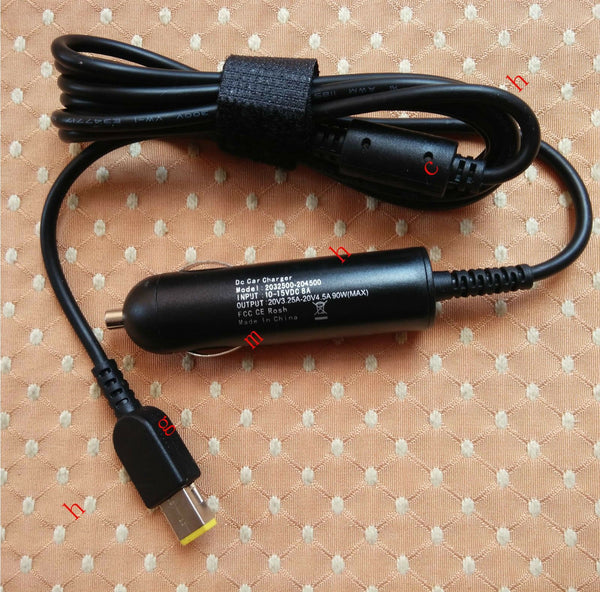 Car Charger for Lenovo ThinkPad X250 20CM,20CL Series Notebook