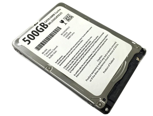 500GB SATA Hard Drive for Apple Macbook, 8MB Cache 6Gb/s 2.5" Internal HDD