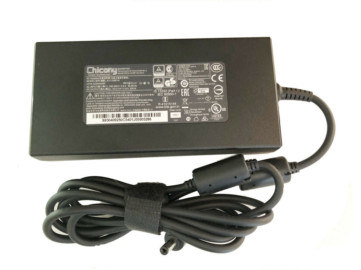 NEW Original 11.8A 230W AC Power Adapter For MSI GS65 Stealth-422 Stealth-1459 Stealth-1607 Charger