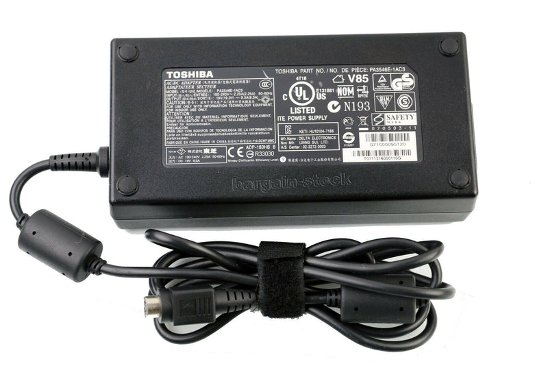 NEW AC Adapter Charger Toshiba Qosmio X875-Q7190 X875-Q7280 X875-Q7380 19V 9.5A 180W Charger