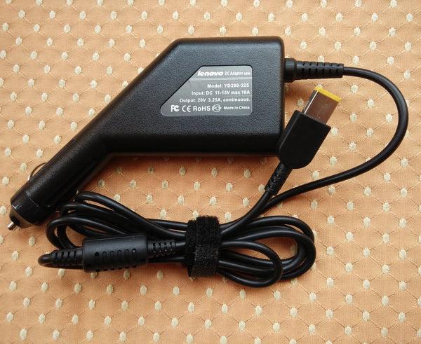 New Original 65W Car Charger for Lenovo ThinkPad X1 Carbon 20A8-S1310L Ultrabook