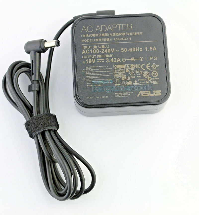 NEW Genuine Charger Asus 65W AC Adapter For Asus VivoBook S300 S300CA S400 S400CA S500 S550CA