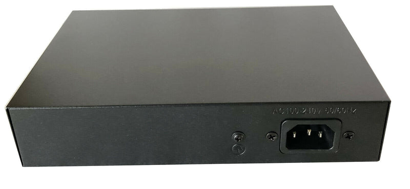 Original 8 Port IEEE802.3af/at POE Switch 8CH 2 Uplink Gigabit Ethernet 120W Power Supply