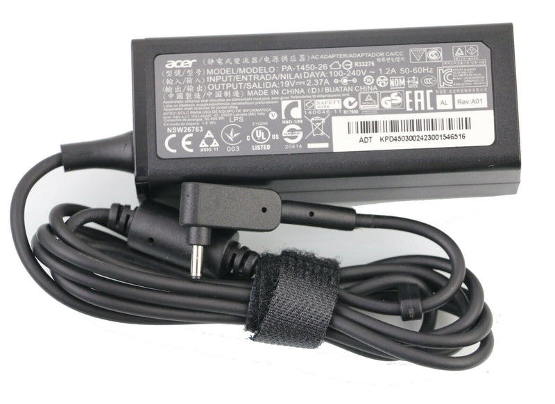 45W AC Power Adapter For Acer Aspire 5 A515-56-36UT Slim Laptop 19V 2.37A Supply Charger
