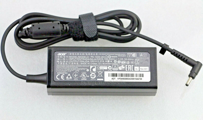 New Original 45W AC Adapter Charger Acer Aspire Alpha 12 SA5-271 SA5-271P 271P-74E1 Charger