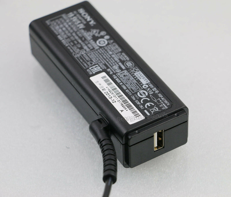 NEW Charger GENUINE AC Adapter Charger For Sony SVT1121V5C SVT11218SC SVT11219SCW 19.5V 2A