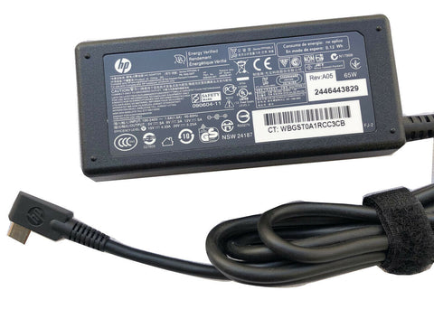 USB Type-C 65W AC Adapter Charger For HP EliteBook x360 1040 G7 Power Supply Cord