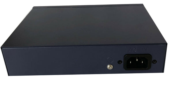 NEW 4+2 6 Port IEEE802.3af PoE Switch Adapter Desktop Metal Built-in Power Supply