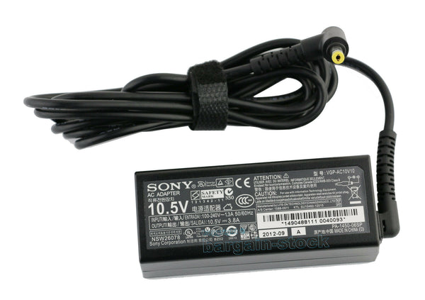 Original Sony Vaio SVP1321HGXBI SVP1321WSNB AC Adapter Charger 10.5V 3.8A 40W