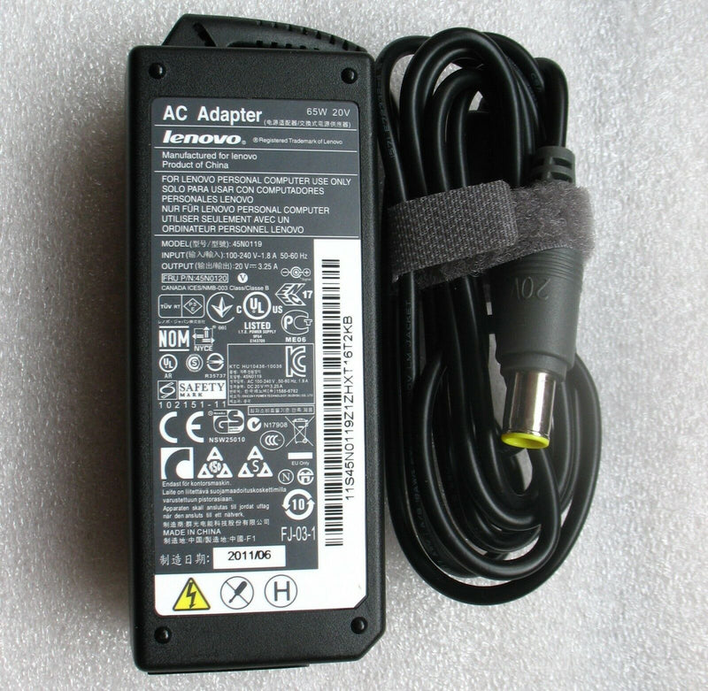 New Original OEM Lenovo ThinkPad T410 45N0119,45N0120 42T5283 92P1154 AC Adapter