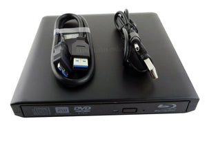 NEW Charger USB 3.0 External Blu-Ray Burner BD-RE BDXL Writer Drive USB3.0 Portable Blu-ray