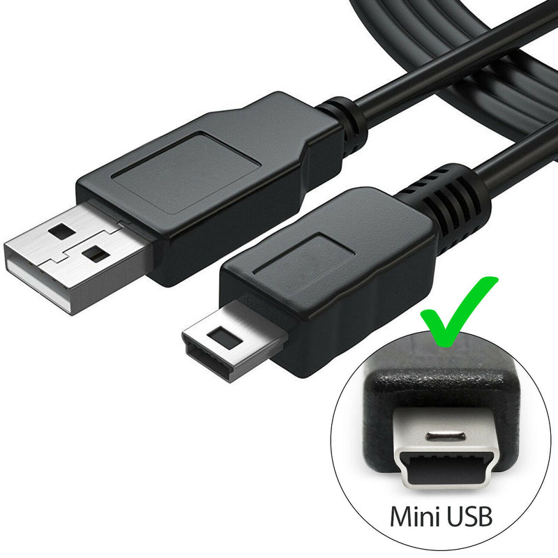 3FT Mini USB Data Sync Charging Cable Cord for Sat Navs, Dash Cam, GPS, Camera