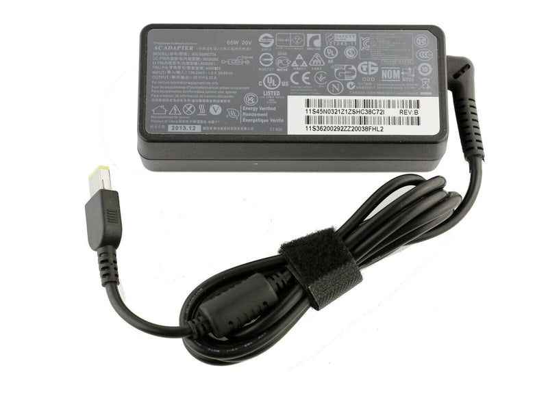 New Charger 20V 65W Slim Tip AC Adapter Charger For Lenovo ThinkBook 15 ADLX65NLC3A
