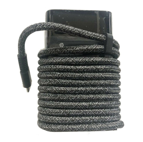 Slim HP 65W USB Type-C AC Adapter TPN-LA12 PA-1650-38HT L45962-001 Power Supply Charger