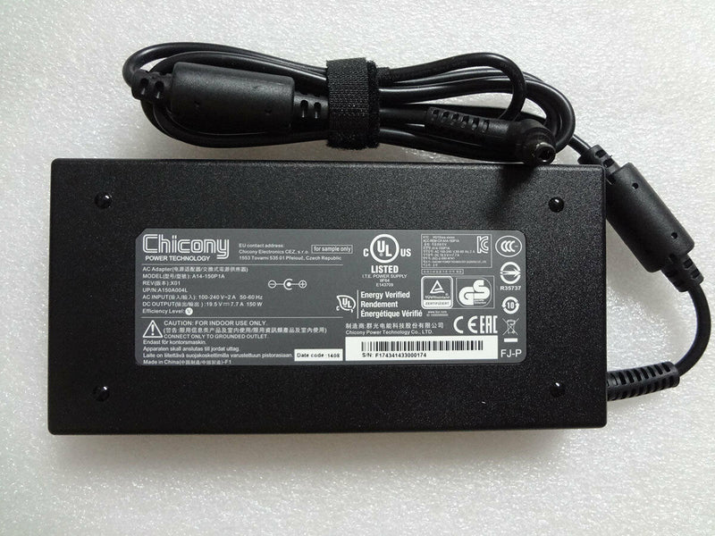 NEW Slim Original Chicony 150W Charger GIGABYTE Aero 15X/15W Power Supply