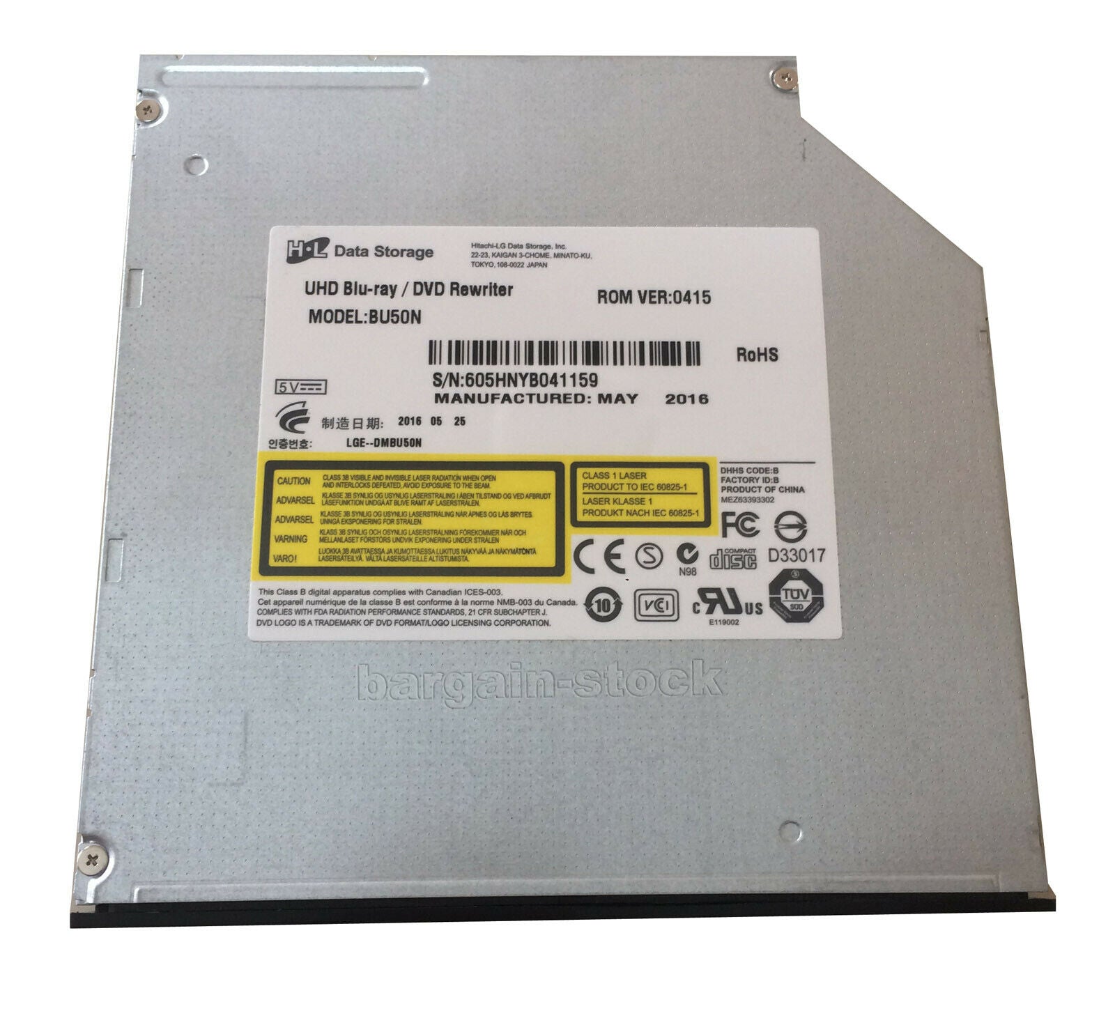 New Blu-ray BD-ROM Burner Drive BU50N For MSI GT83VR 6RE GT80S 6QF Titan BDRE Writer