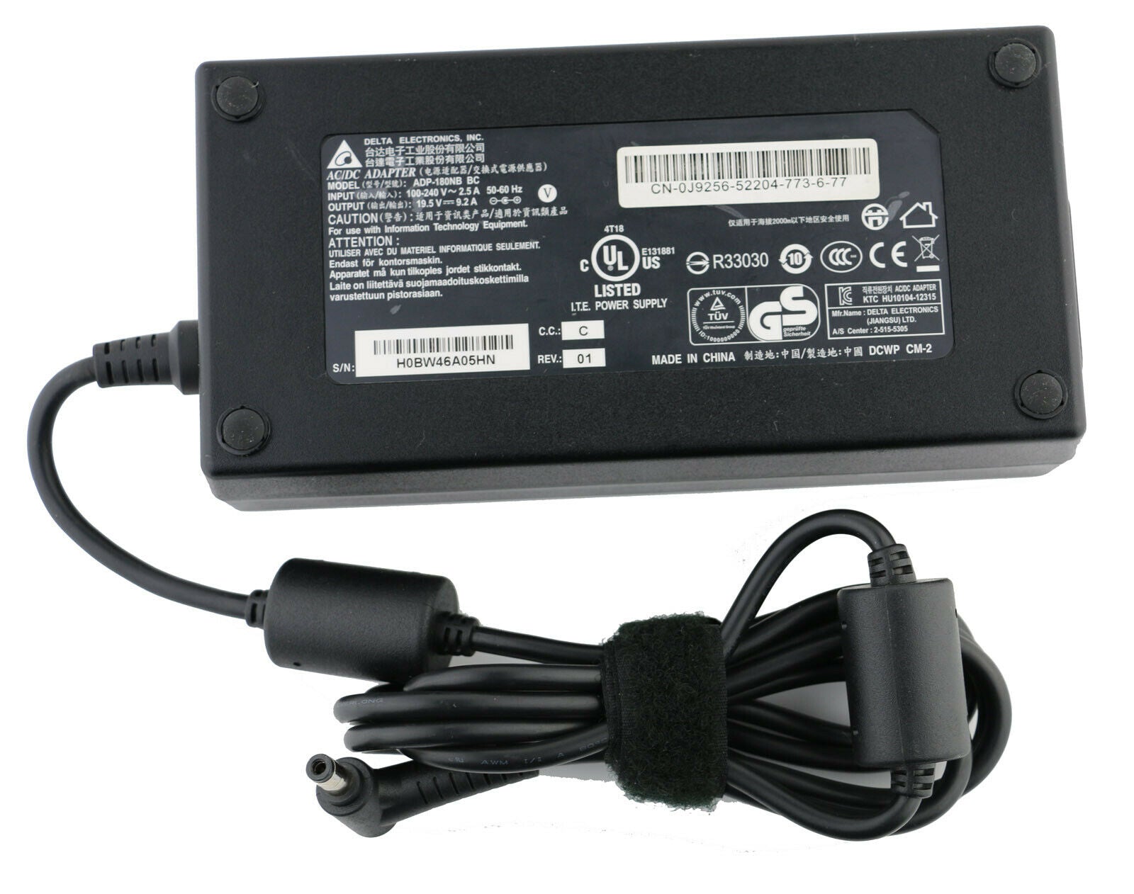 New Charger 180W AC Adapter Charger For MSI GF65 Thin 10UE-233TH ADP-180EB D Power Supply