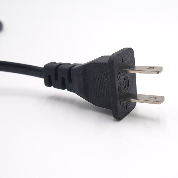 US Style 6FT 6 FT 2-Prong AC Power Cord/Cable for PS2 PS3 Slim Laptop 4 DELL IBM
