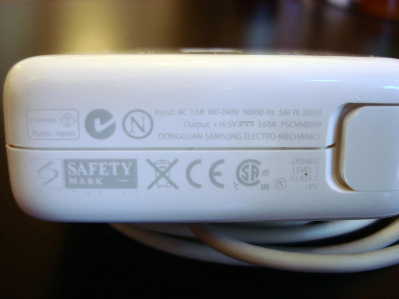 Genuine Original OEM MacBook Pro 60W MagSafe1 Charger A1184 A1330 A1344
