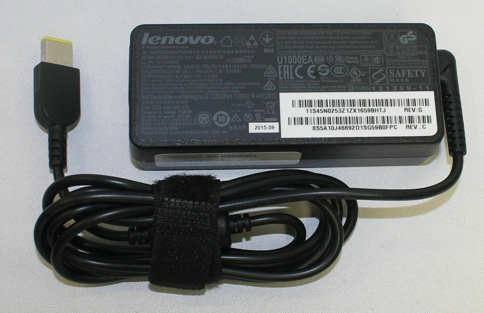 New Original OEM AC/DC Adapter&Cord for Lenovo ThinkPad P50s 20FL0016US Notebook