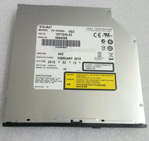 NEW Genuine TEAC DV-W28SS SATA Slot Load CD DVD Rewriter Burner Drive 12.7mm DVD RW Burner