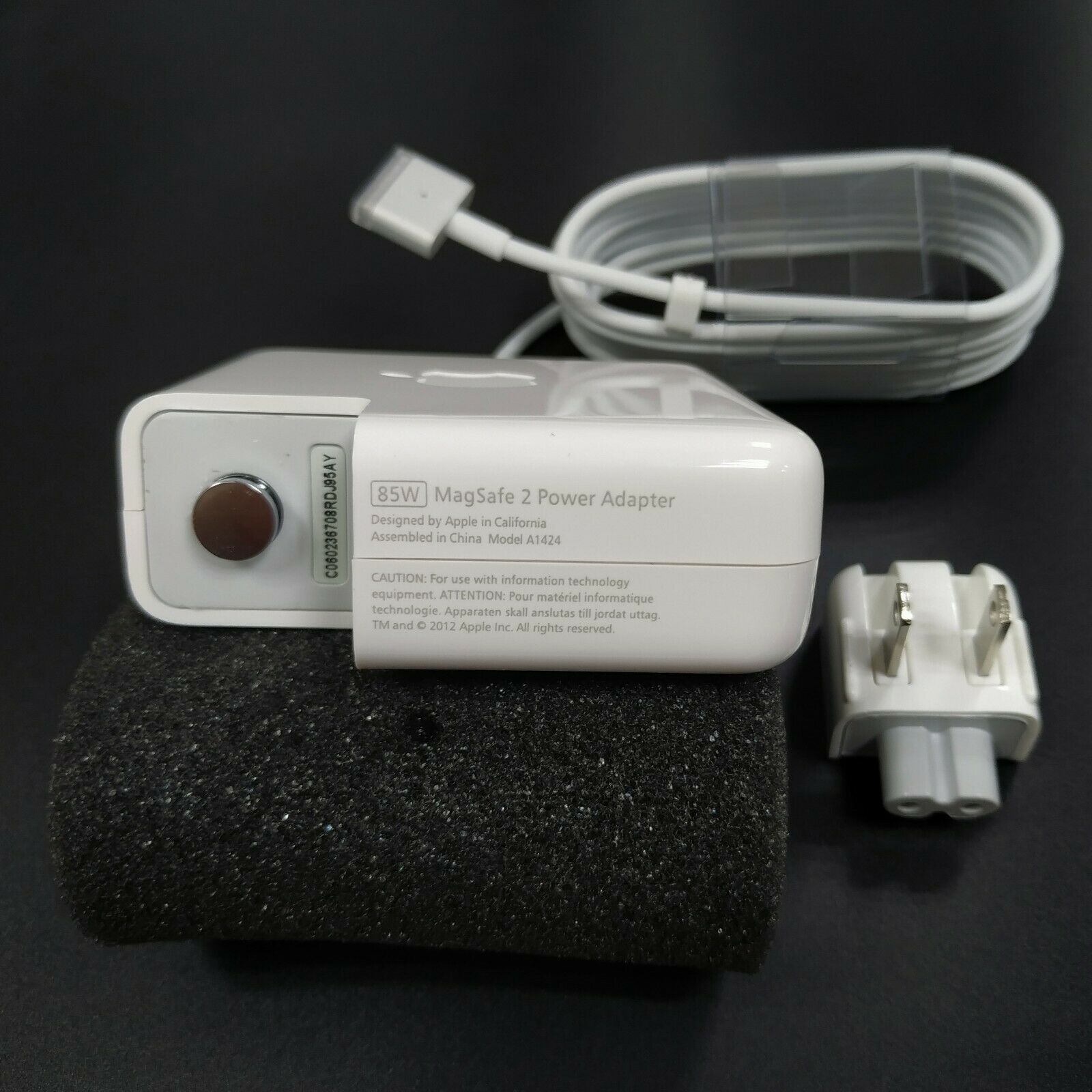 Wholesale 10pcs 85W MagSafe 2 Power Adapter For Apple MacBook Pro Retina A1424 T-Tip A1398