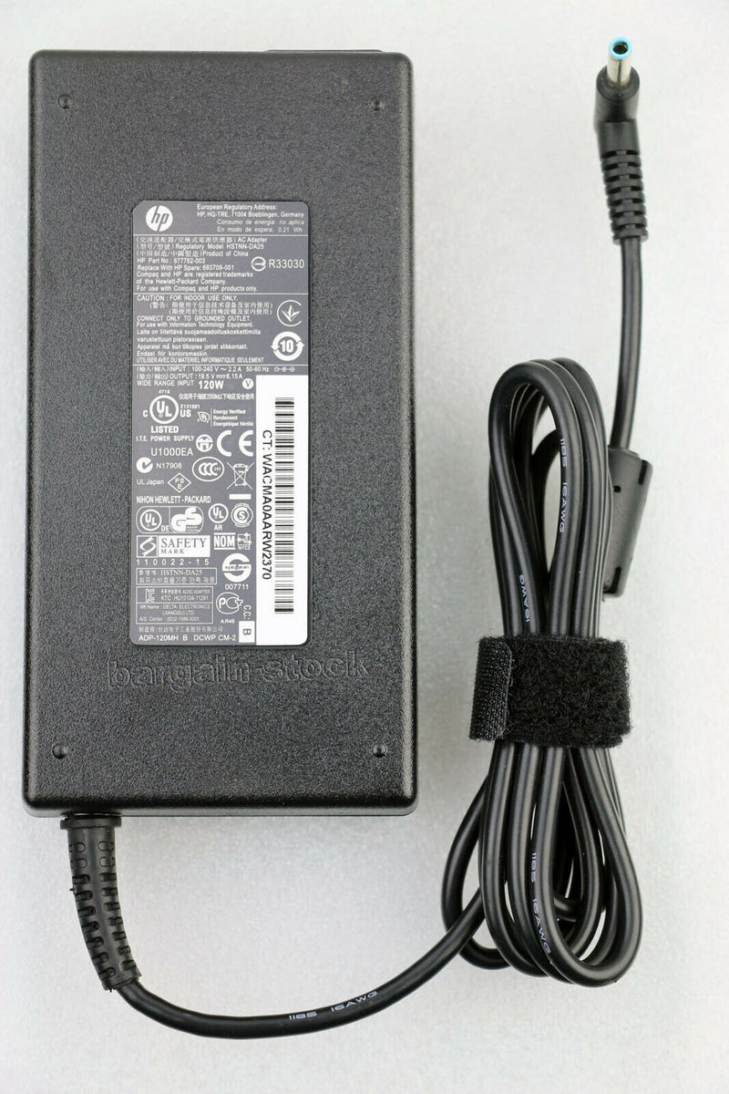 Original 120W AC Power Adapter Charger For HP Omen 17-w009ng 17-w005ur 17-w012ng Charger
