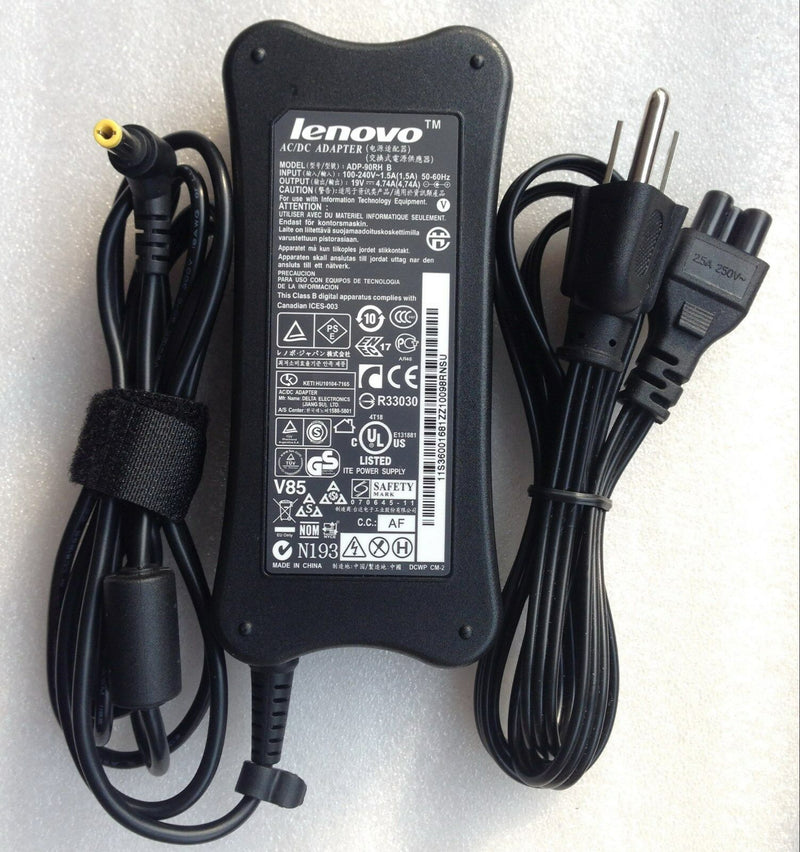 Genuine OEM 90W Battery Charger for Lenovo G550/N500/Y300/Y310/Y310A/Y330/Y400