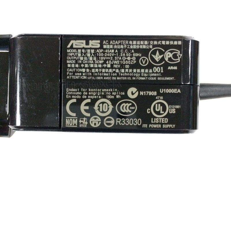 New Charger Genuine 19V 45W Asus X540S X540SA X540L X540LA X541UA AC Adapter Charger