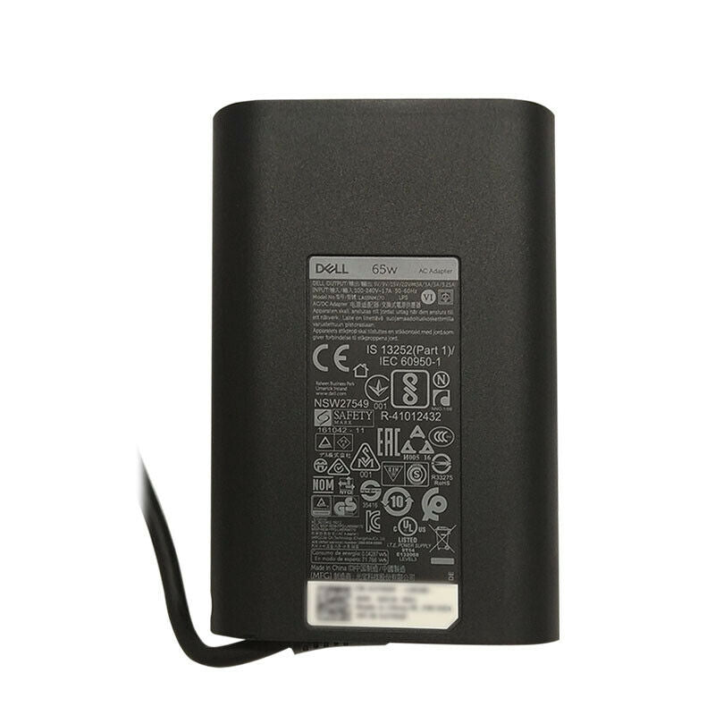 NEW 20V 3.25A 65W USB Type- C AC Power Adapter For Dell XPS 13 9305 Core i5 FHD PSU
