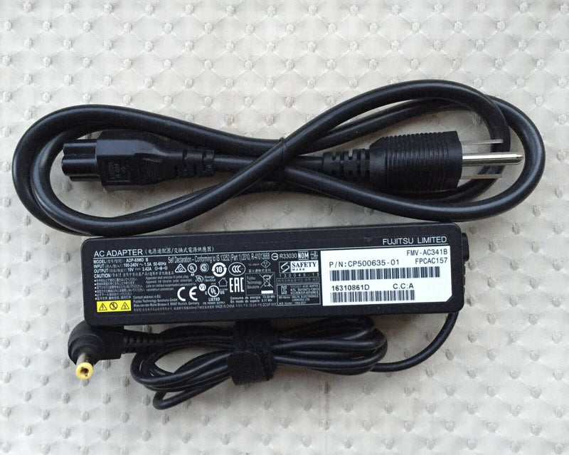 New Original Charger Fujitsu Lifebook E754 ADP-65MD B 65W Slim Adapter&Cord/Charger