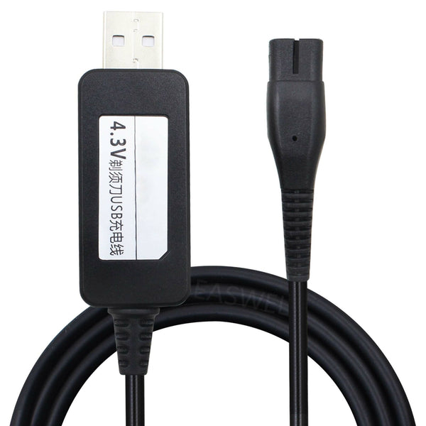 USB Charger Adapter Cable for Philips Norelco Shaver QP2630/70 YQ300 YQ306