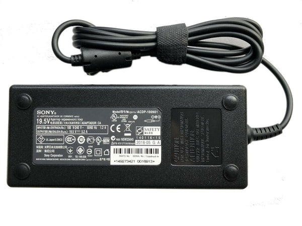 NEW Charger 19.5V 5.2A 100W Power Supply For Sony LED TV KDL-50W828B KDL-55W755C KDL-55W756C