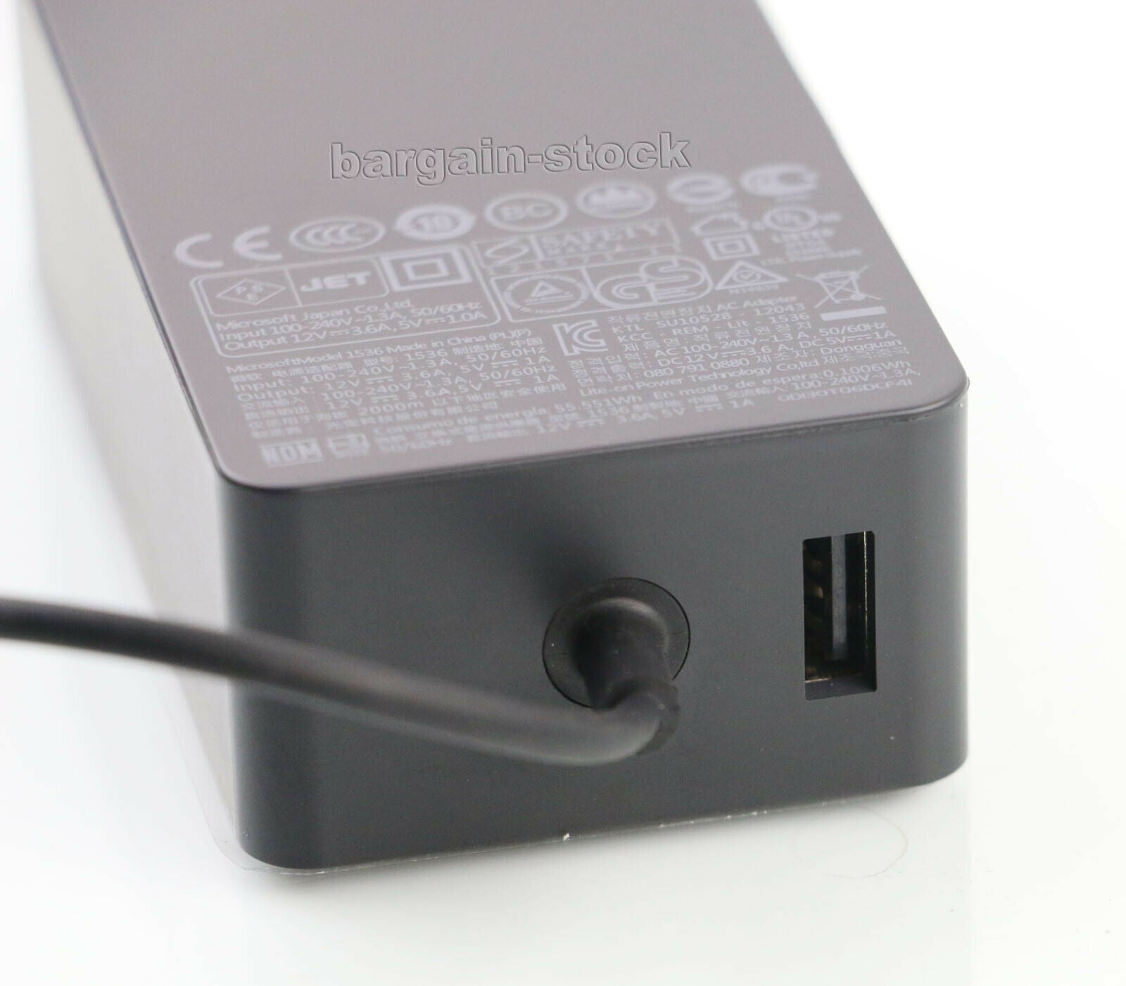 NEW Original Genuine AC Adapter Charger For Microsoft Surface Pro 2 12V 3.6A 1536 Surface RT Charger