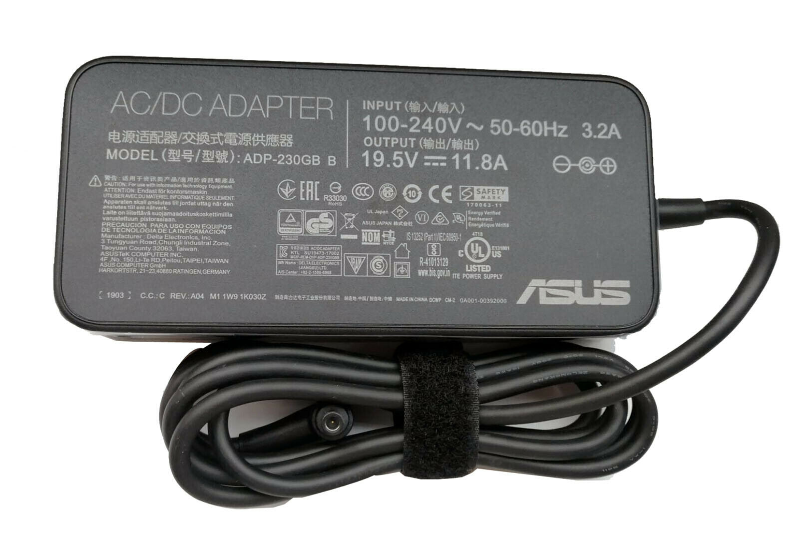 NEW GENUINE 11.8A 230W AC Adapter Charger For ASUS ROG GL703GS GL703GS-DS74 GL703GS-E5011