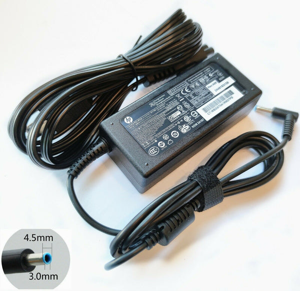 Genuine OEM 65W HP AC Adapter Charger blue tip 19.5V 3.33A Pavilion 710412-001