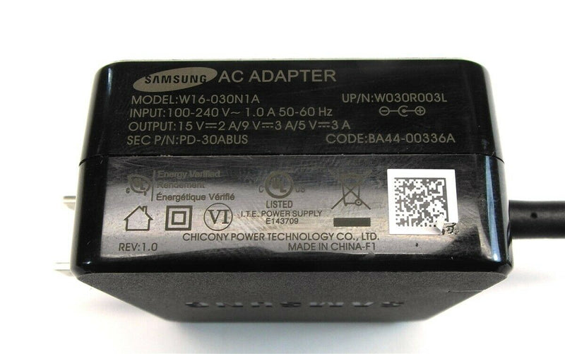 Genuine Samsung Chromebook PRO Plus Laptop Charger AC Power Adapter W16-030N1A