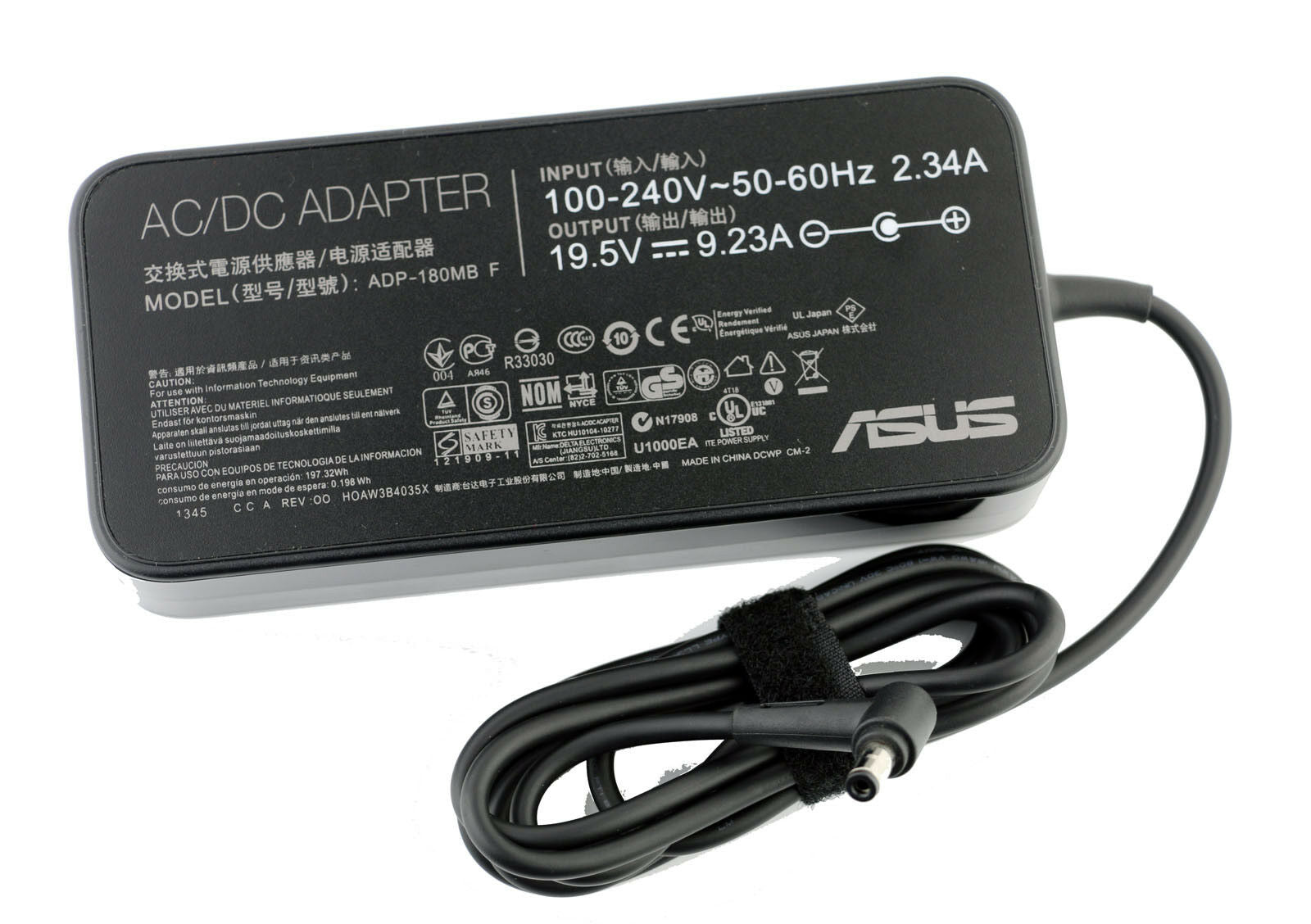 Original 180W AC Adapter Charger For Asus FX503VM FX503VM-NS52 FX503VM-EH73 19.5V 9.23A Charger