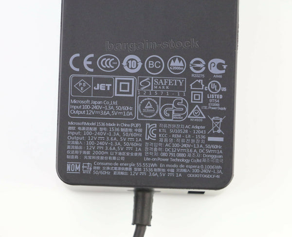 CHARGER 12V 3.6A AC Power Adapter Charger For Microsoft Surface Pro 1 2 RT Power Supply