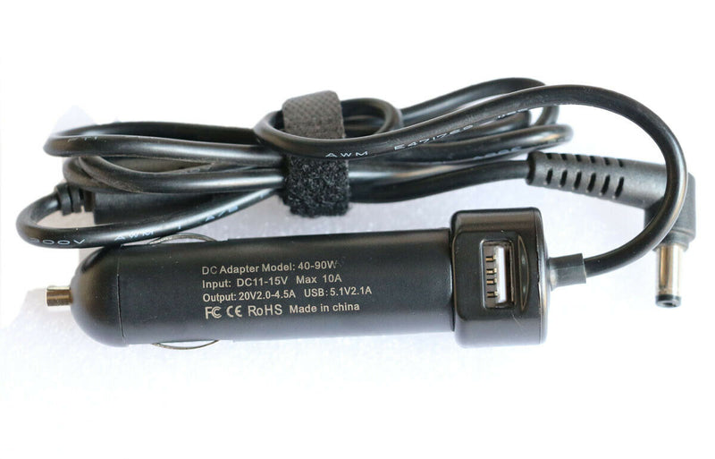 20V 45W Car Charger Adapter For Lenovo Ideapad 330S-14IKB 330S-15IKB Power Cable