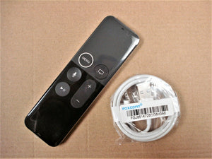 OEM Genuine A1962 4K Siri 4th Gen Remote Control with Cable for Apple TV