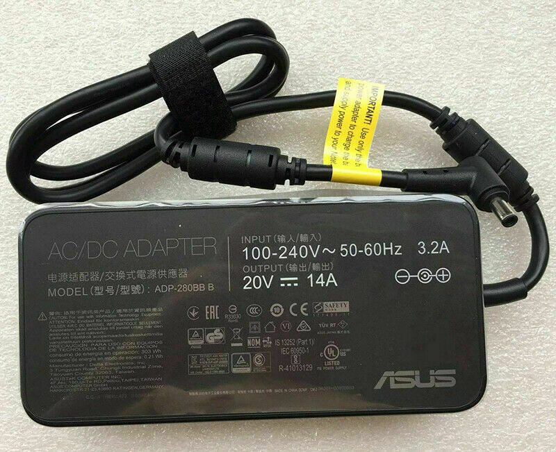 NEW Original 280W AC Adapter Charger For Asus Strix Scar 15 G532LW-AZ056T 20V 14A