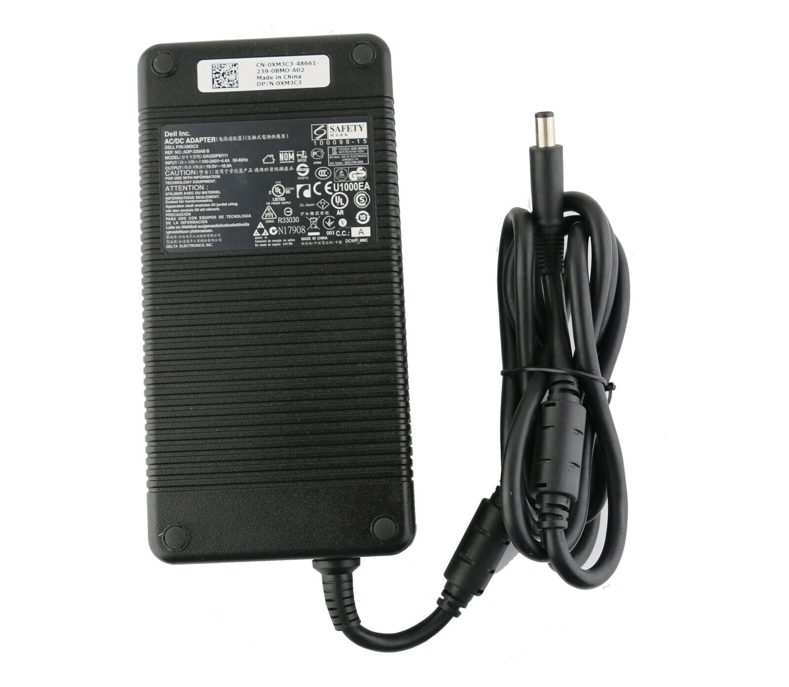 Original 19.5V 16.9A 330W AC Power Adapter Charge For Dell Alienware M17 R4 2021 RTX 3070 Charger