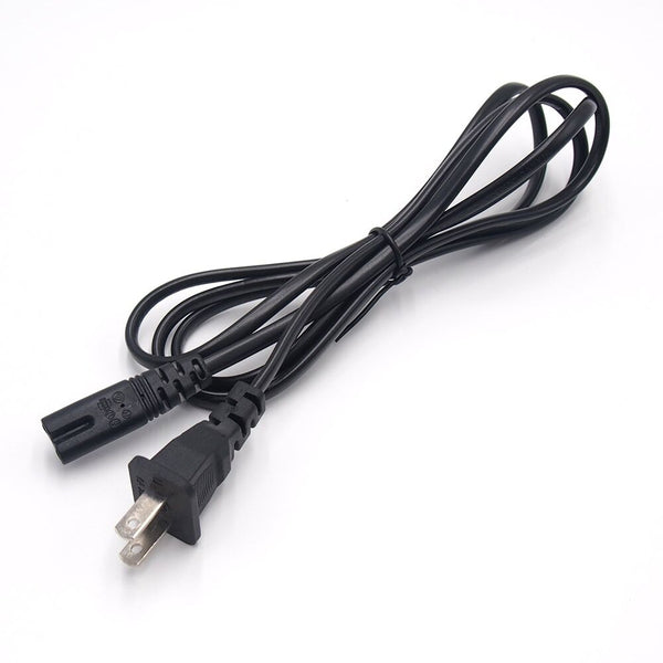US Style 6FT 6 FT 2-Prong AC Power Cord/Cable for PS2 PS3 Slim Laptop 4 DELL IBM
