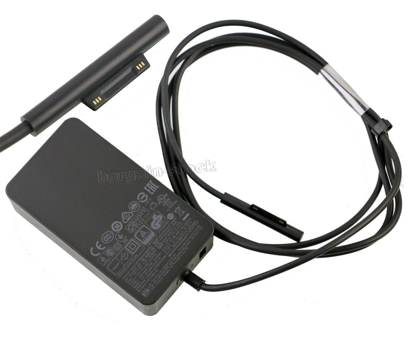 New Charger Genuine 15V 1706 Microsoft Surface Laptop 2 AC Adapter Charger USB 5V 1A Power Supply