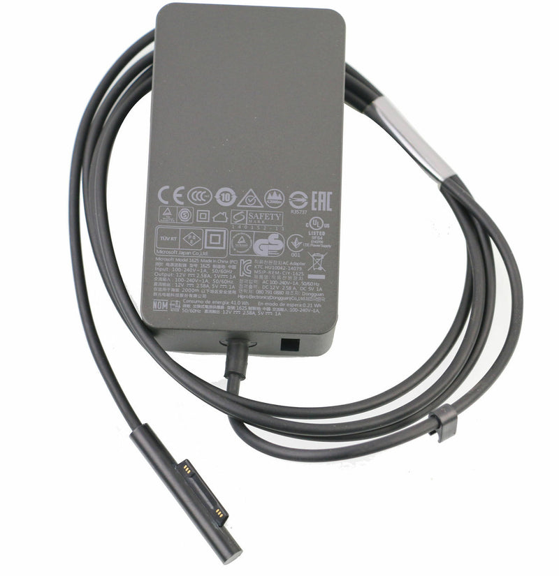NEW Genuine 12V 2.58A AC Adapter Charger For Microsoft Surface Pro 1 2 3 1625 USB 5V