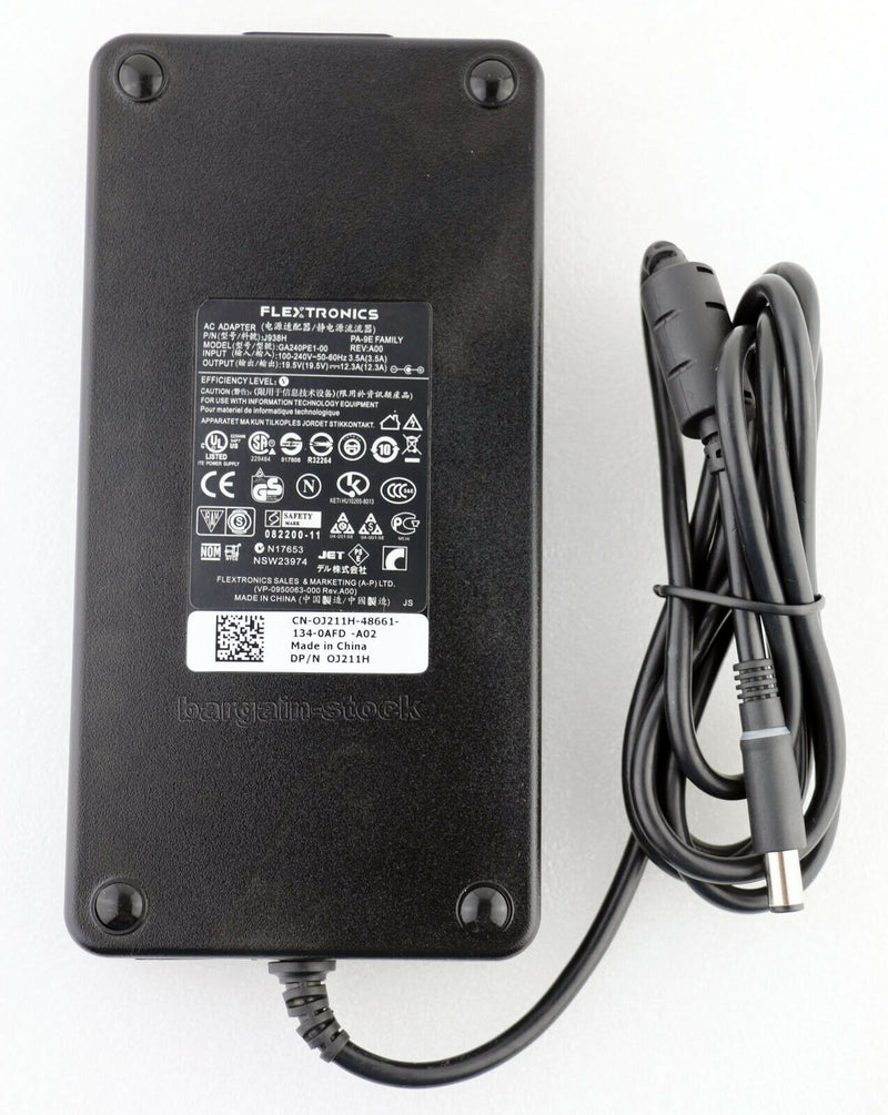 240W AC Adapter Charger For Dell Alienware M15 R4 15 R3 R4 Laptop Power Supply Charger