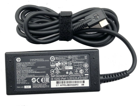 Original Type-C 15V 45W AC Power Adapter For HP 814838-002 TPN-DA04 815049-001 TPN-CA01 Charger