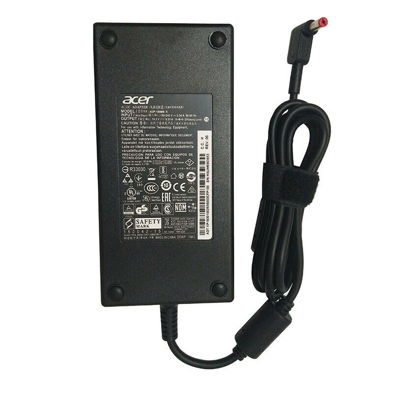 Original 180W AC Adapter Charger Acer Nitro 5 AN517-51-76V6 AA717-72G-76V1 Charger
