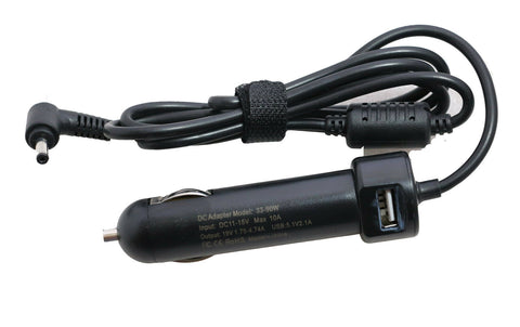USB Auto Car Charger Adapter For ASUS X441UA X441UA-WX201T X441UR Power Supply Charger